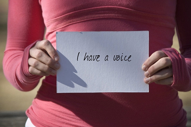 I have a voice by Joseph Gilbert Flickr